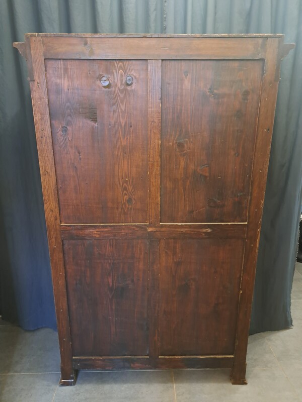 Art Deco period notary filing cabinet in solid light oak