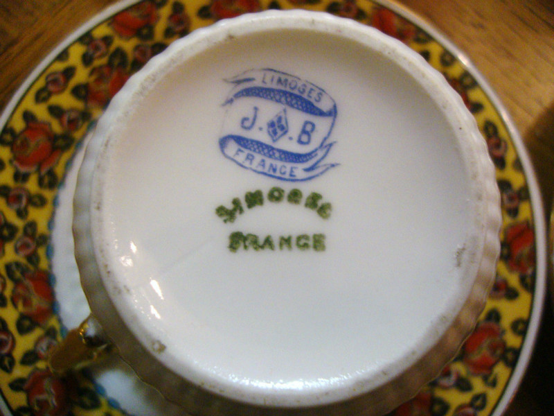 Art déco porcelain coffee set