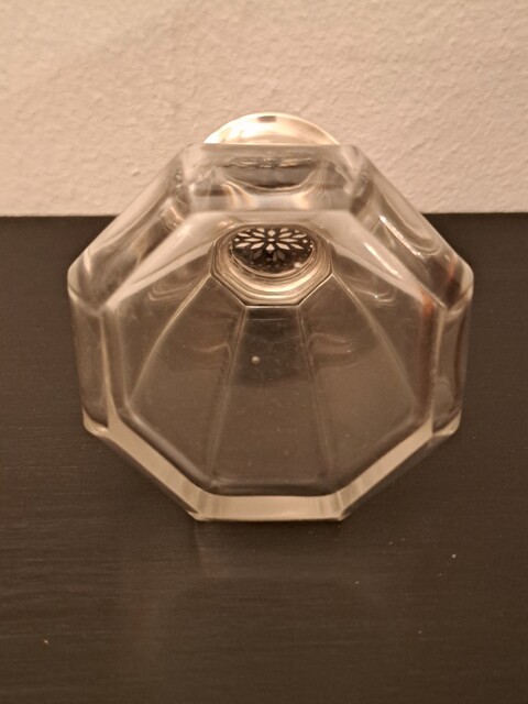 Art Deco sterling silver and crystal sprinkler