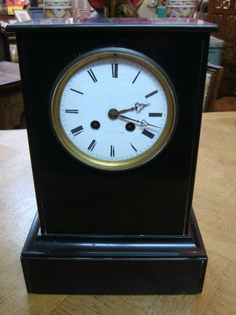 Black granite clock 