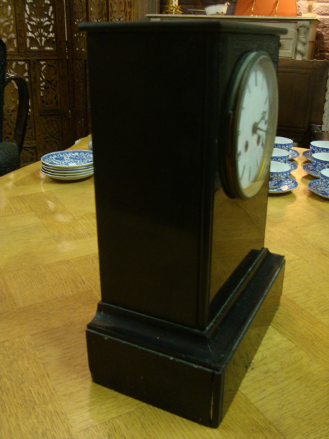 Black granite clock 