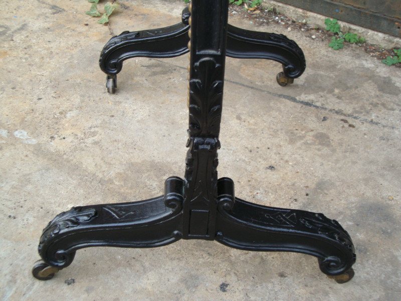 Black wood fire break tapistery screen