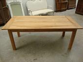 Elm long table with 2 drawers