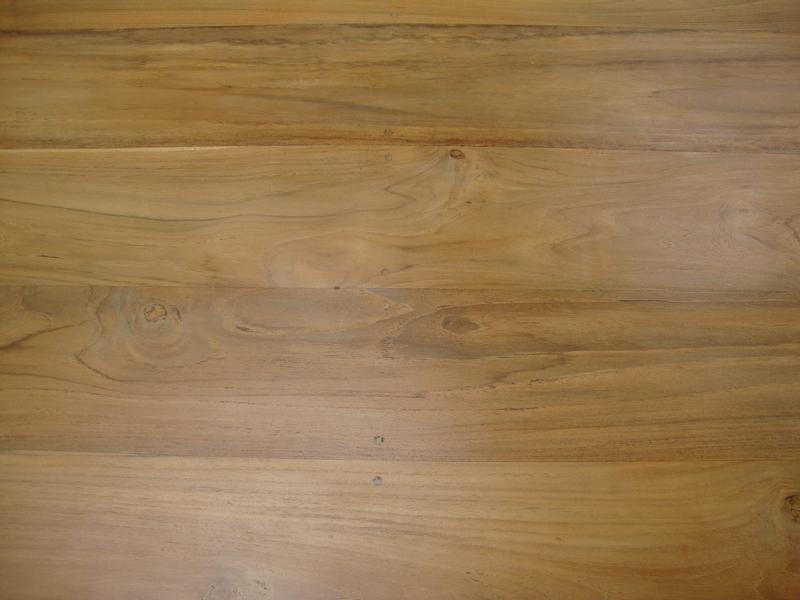 Elm long table with 2 drawers