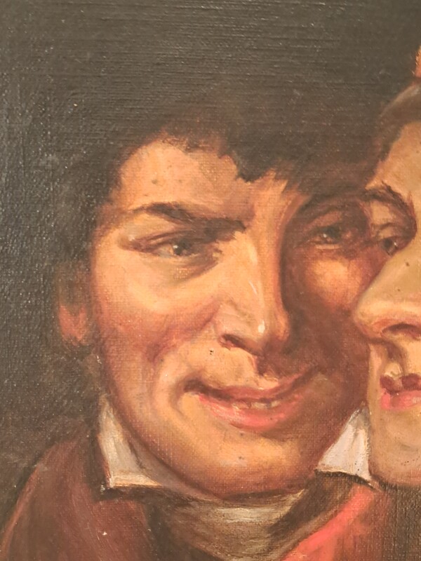 Framed oil on canvas, signed after R. Arregui, 