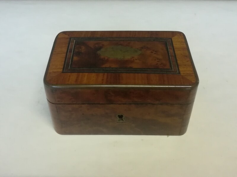 Inlaid Napoleon III period jewelry box