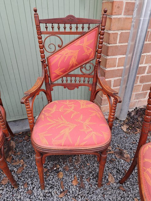 Jacob and Josef Kohn Art Nouveau period bentwood living room