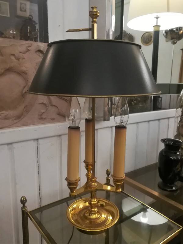 Gilded bronze 3 lights 