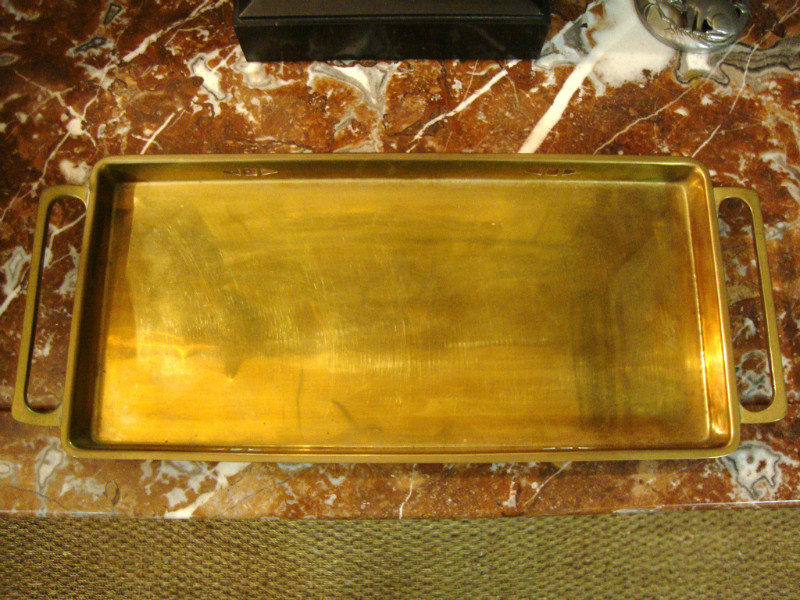 Liquor gilt metal plate