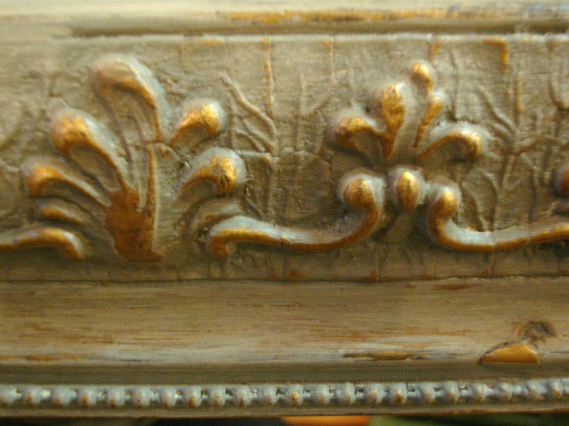 Louis Philippe painted mirror