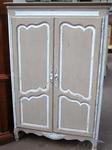 Louis XV style oak painted wardrobe