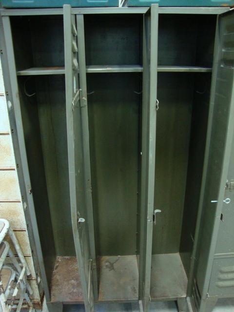 Metal grey Cloack room 
