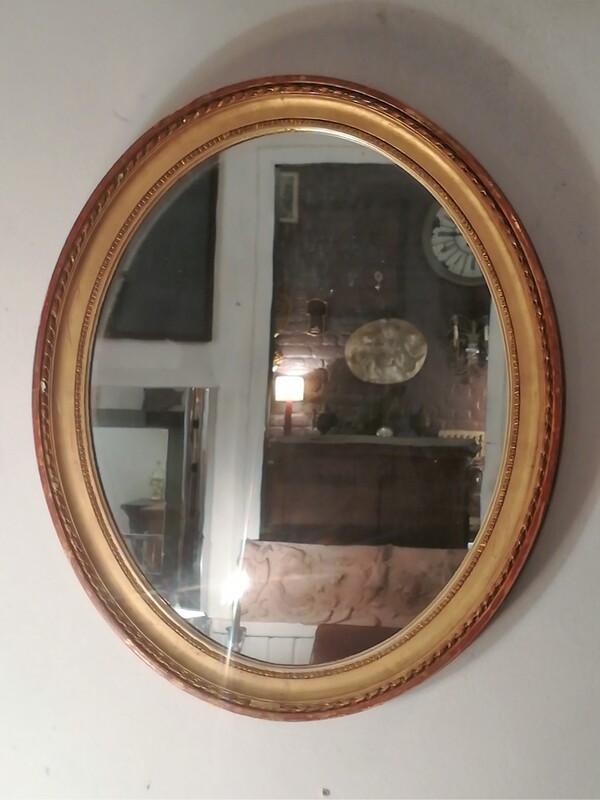 Wood and gilded stucco Louis XVI style