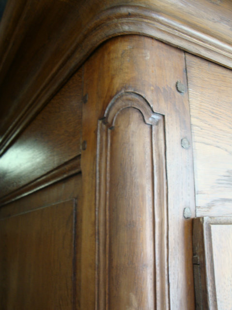 Normandy oak wardrobe Louis XV style