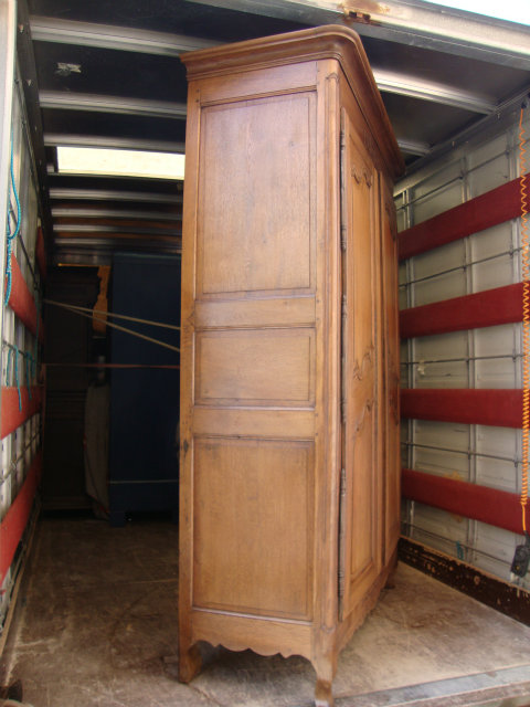 Normandy oak wardrobe Louis XV style