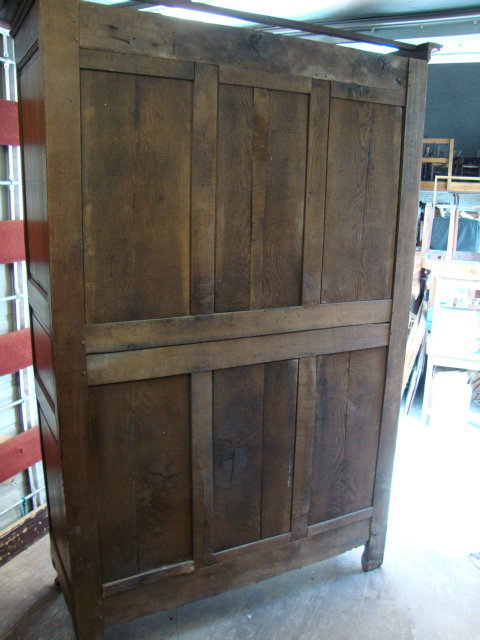 Normandy oak wardrobe Louis XV style