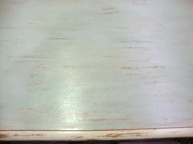 Painted 4 doors Louis XV style oak dresser