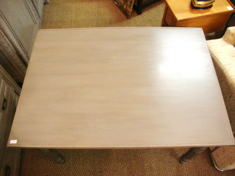 Painted farm oak table