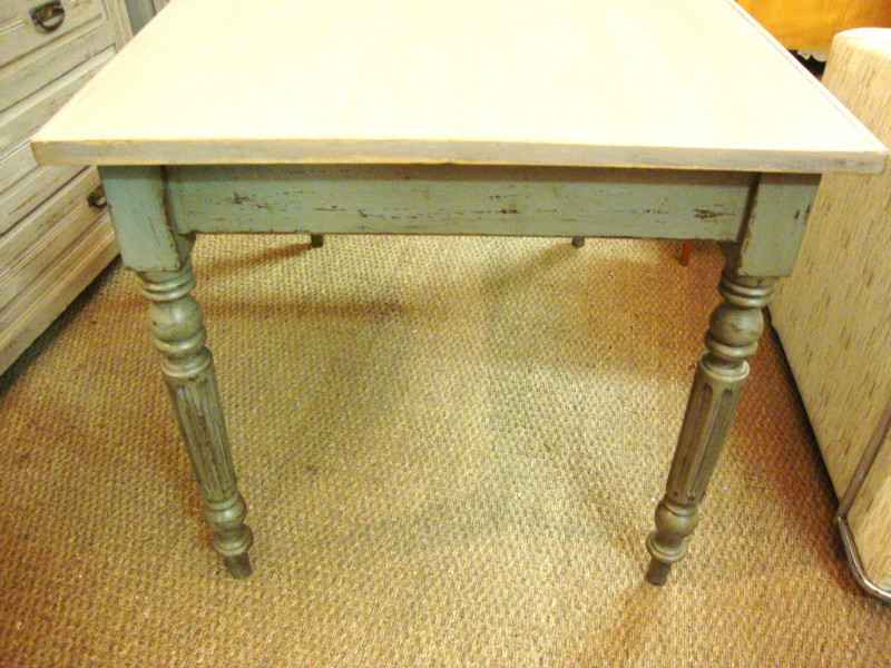 Painted farm oak table