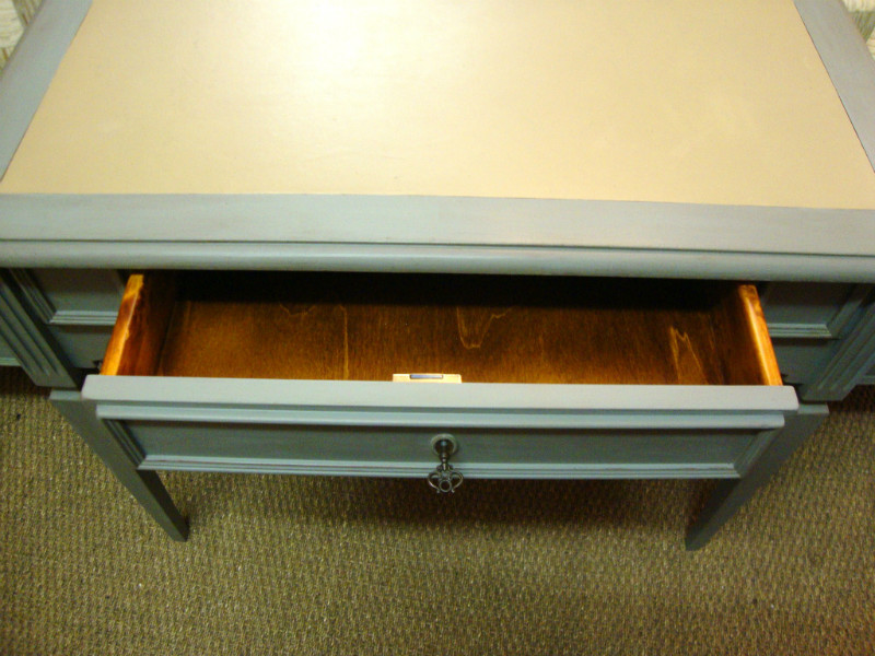 Painted Louis XVI style desk