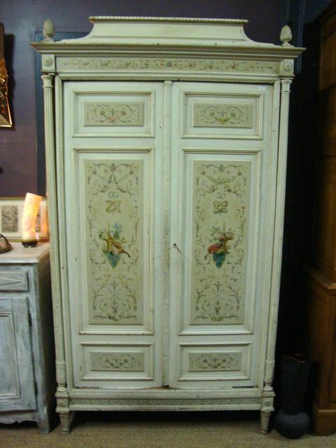 Painted Louis XVI style wardrobe