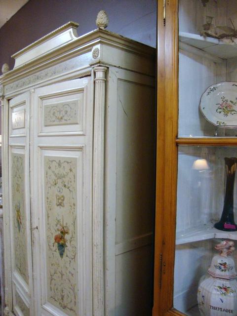 Painted Louis XVI style wardrobe