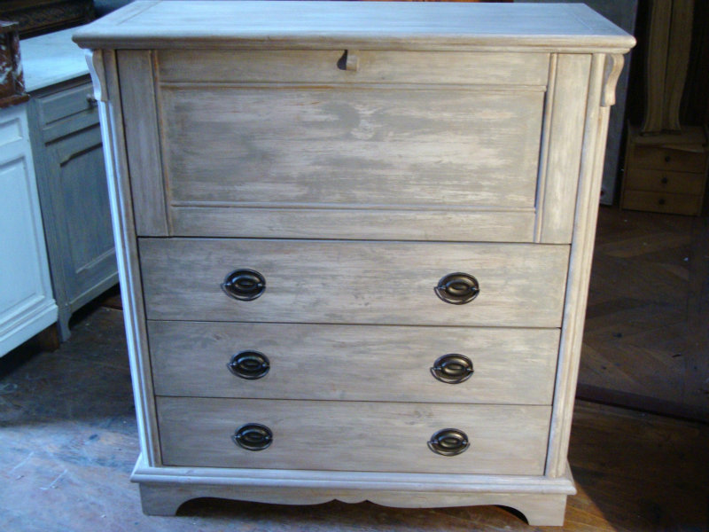 Painted secretaire