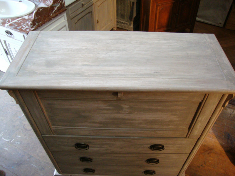 Painted secretaire