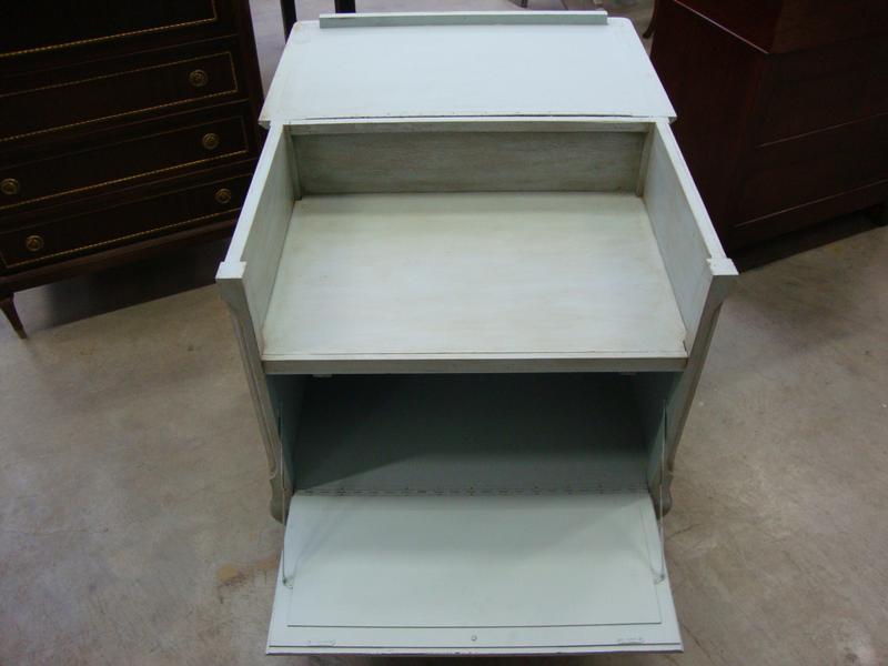 Painted TV oak furniture Louis xv style