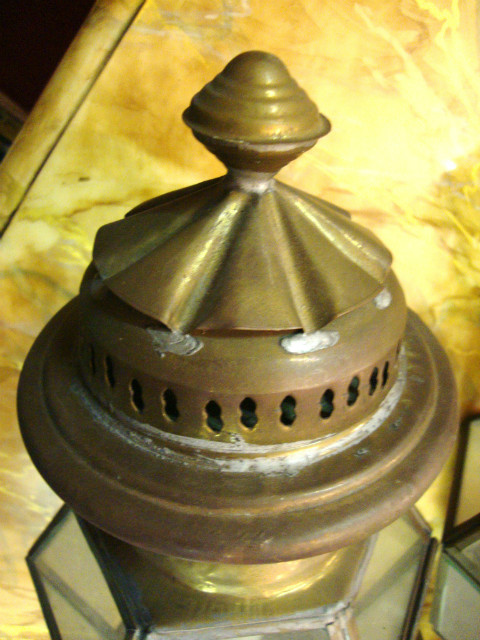 Pair of cooper lanterns