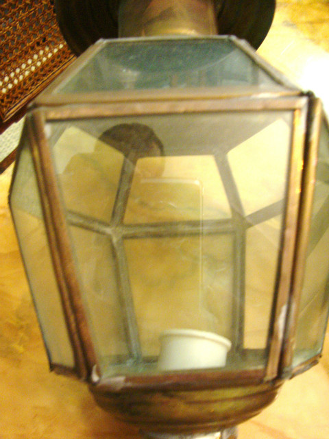 Pair of cooper lanterns