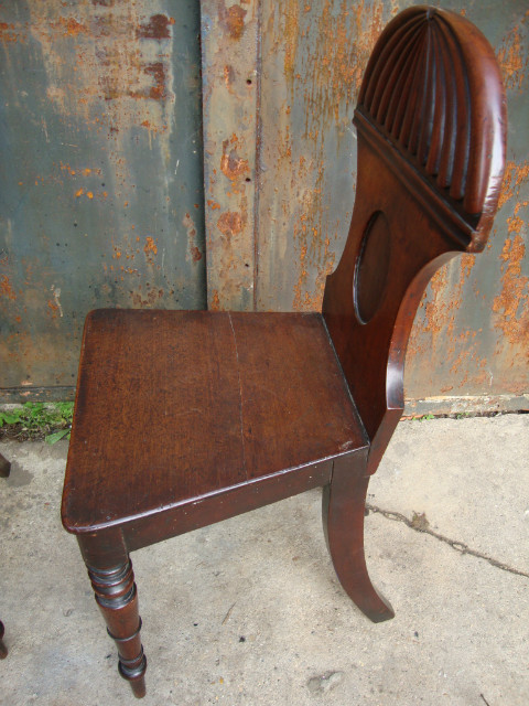 Pair of english mahogany chairs