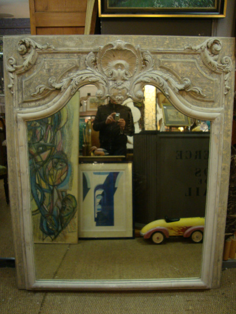 Richely carved big mirror