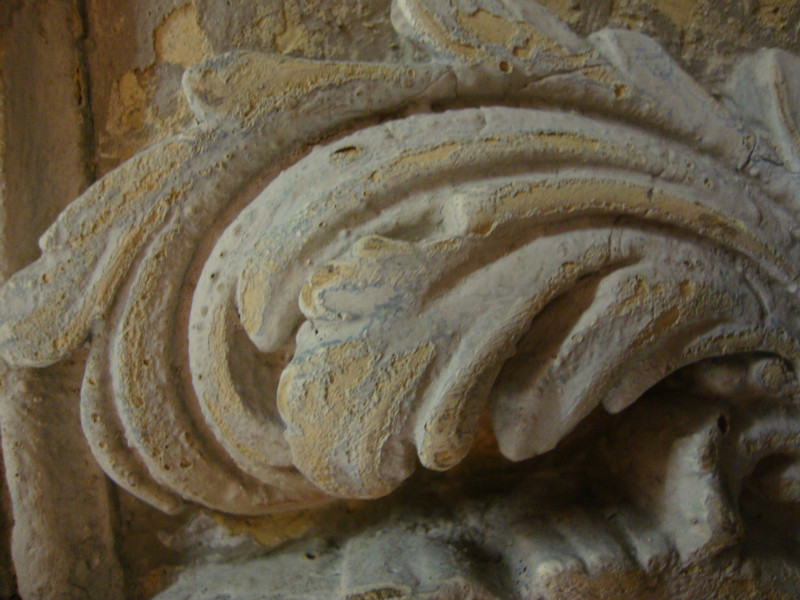 Richely carved big mirror