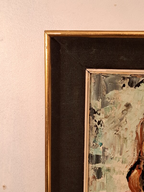 Signed Betty Raphaël, oil on canvas, 