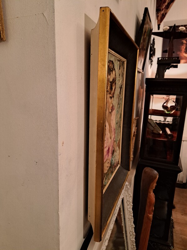 Signed Betty Raphaël, oil on canvas, 