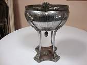 Silver plated fruit bowl Empire style