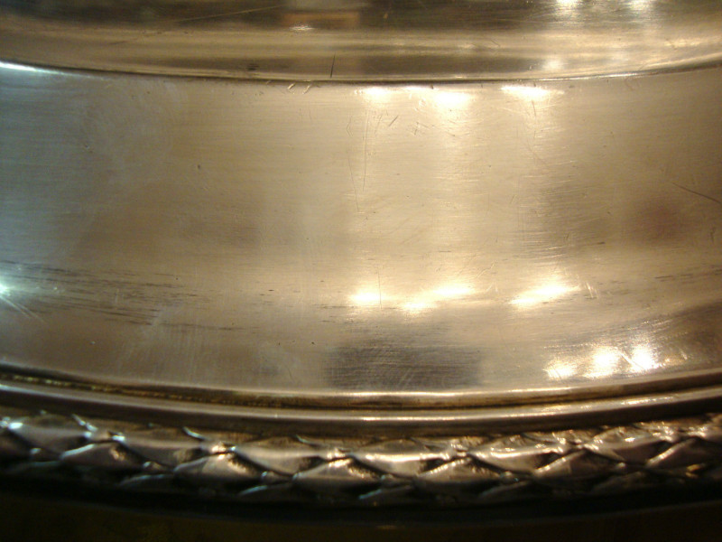 Silver plated plate