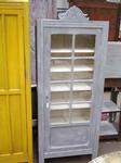 Small art deco painted display cabinet