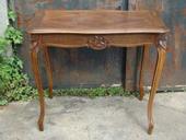 Small Louis XV style walnut table