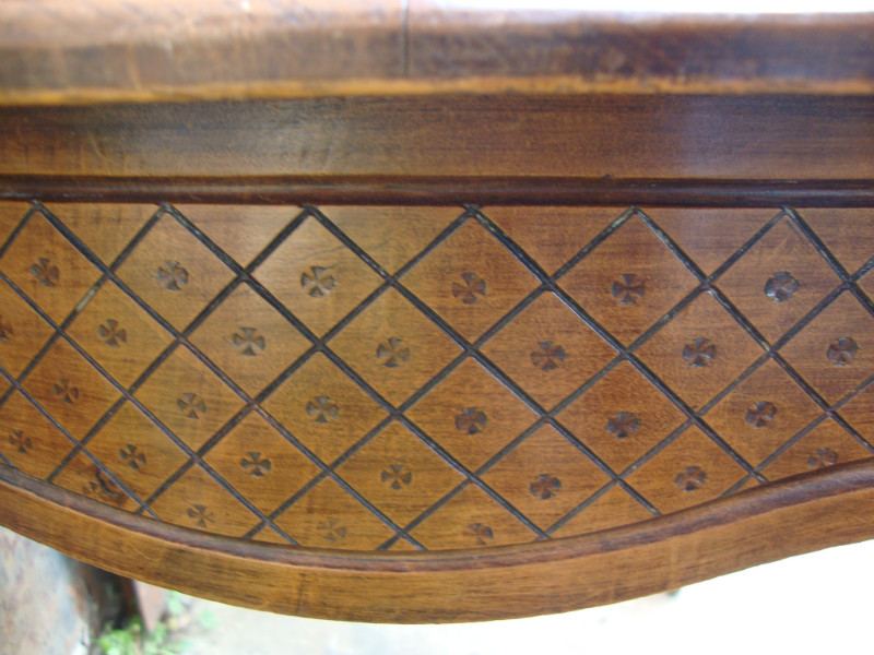 Small Louis XV style walnut table