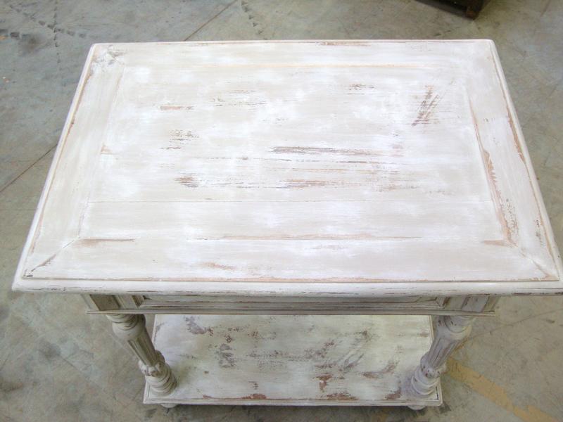 Small walnut niche table