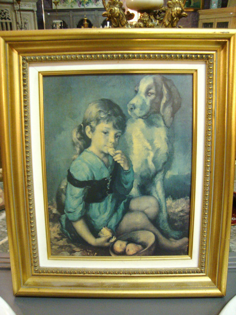 Small wood gilt frame