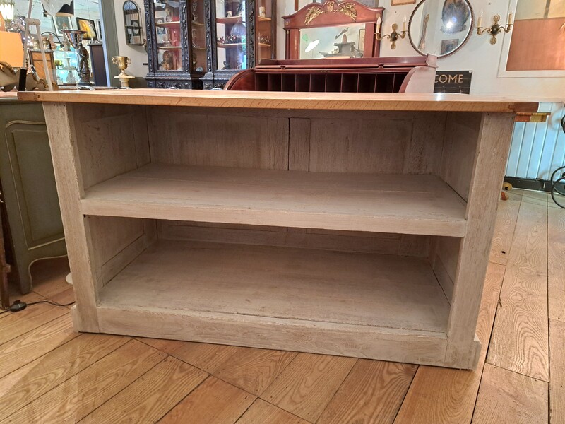 Solid oak painted counter 