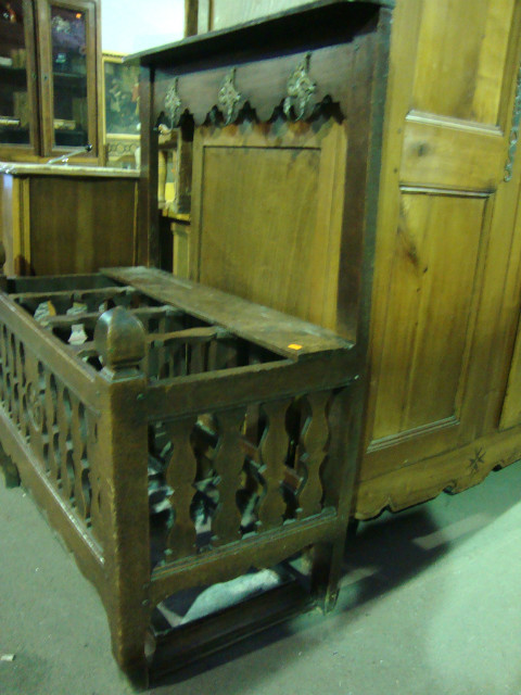 Umbrellas and coats oak hall stand