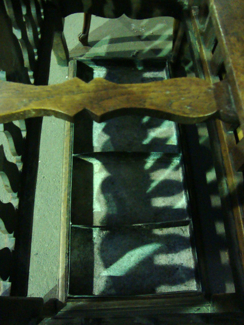 Umbrellas and coats oak hall stand