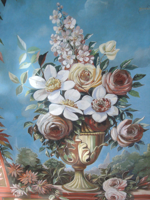 Water color paint on paper and on panel